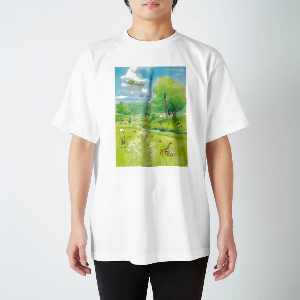 HAJIME-TALUのカマキチくんのなつやすみ スタンダードTシャツ