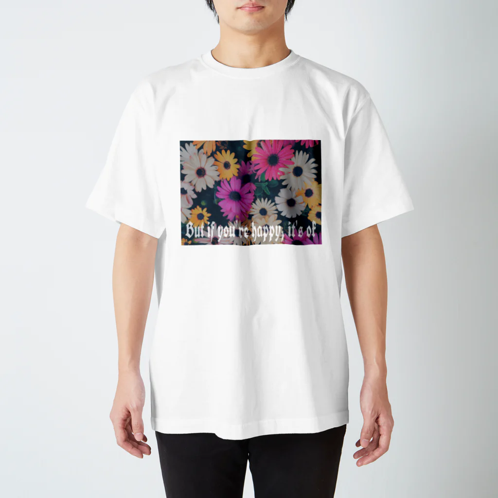 KEITOのイロトリドリのカラフルな花 スタンダードTシャツ