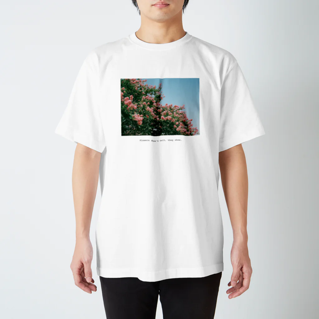 sanadaのcrepe myrtle ー 百日紅 Regular Fit T-Shirt