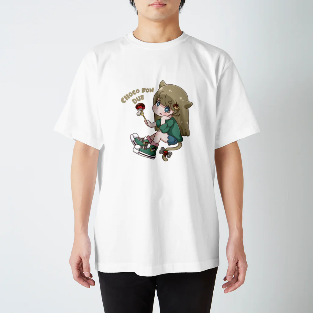 tachikawaのふぉんでゅ Regular Fit T-Shirt