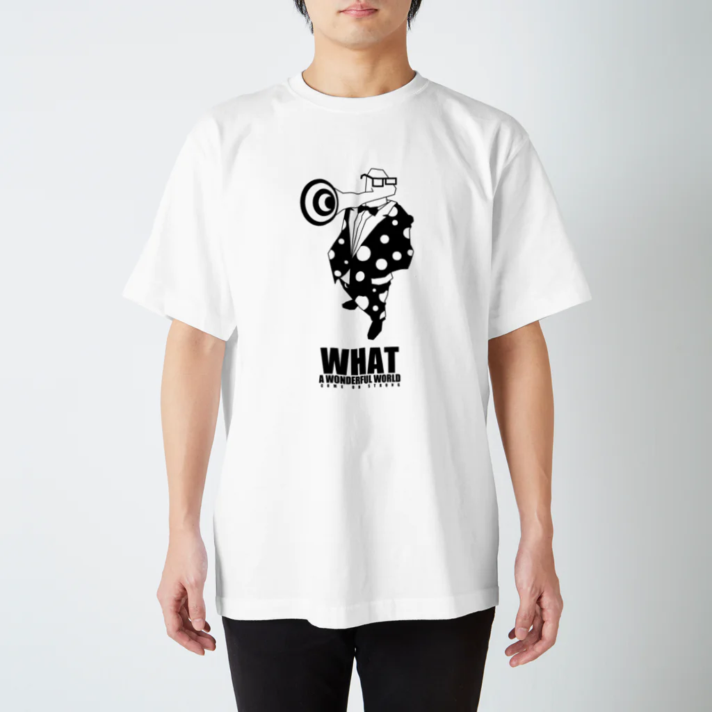 mosmos storeのWHAT A WONDERFUL WORLD スタンダードTシャツ