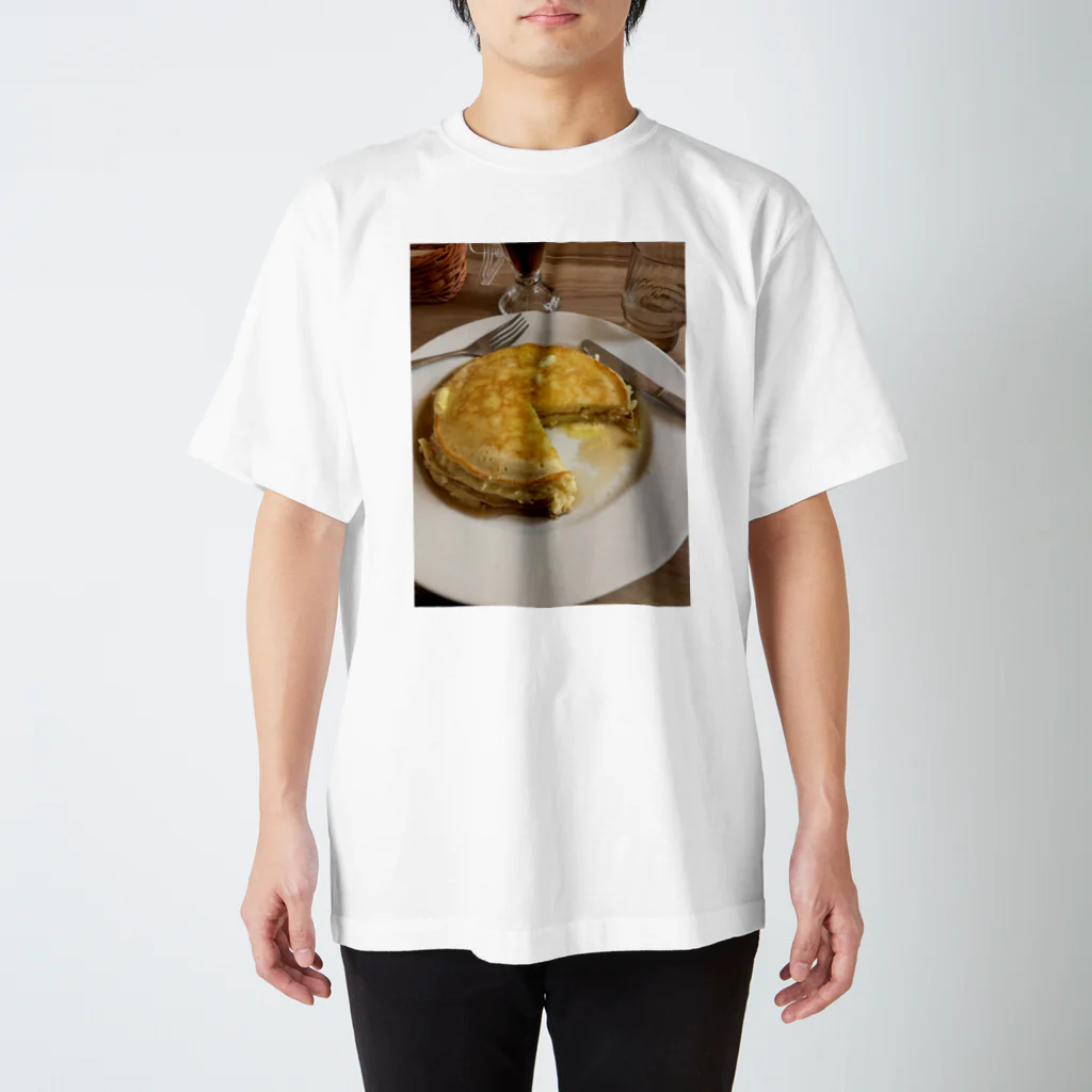 食べかけの丸いものばかり服にしますの自家製六分の一ホットケーキ Regular Fit T-Shirt