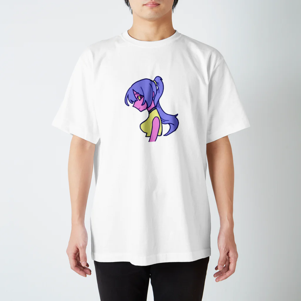 あるちゃんショップの３color Girls Blue スタンダードTシャツ