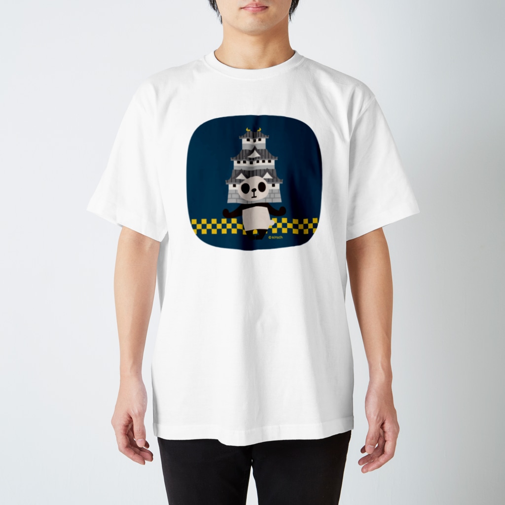 キッチュのお城パンダ Regular Fit T-Shirt