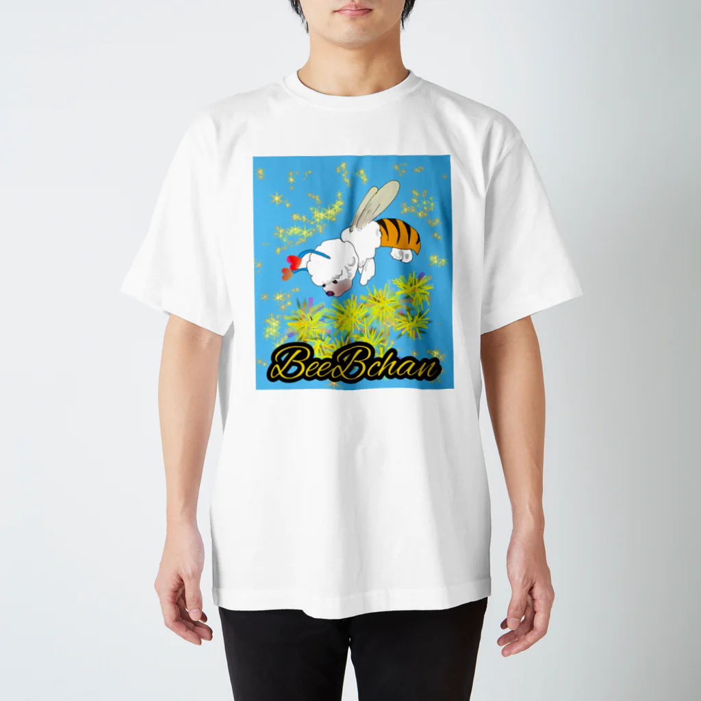 オフィシーナ　ロンポペのミツバチビーちゃん　Bee Bchan スタンダードTシャツ