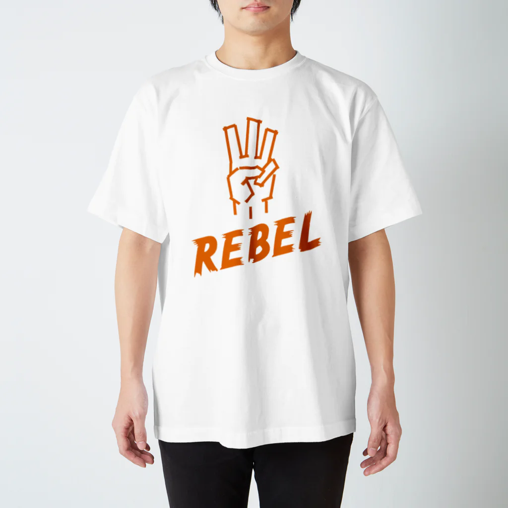 POPSRUSのCREATIVE REBEL スタンダードTシャツ