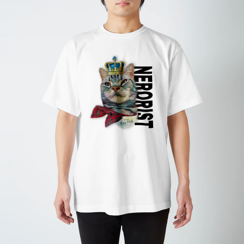 猫カフェラグドール（大阪難波）のNERORISTカラー🤴 スタンダードTシャツ