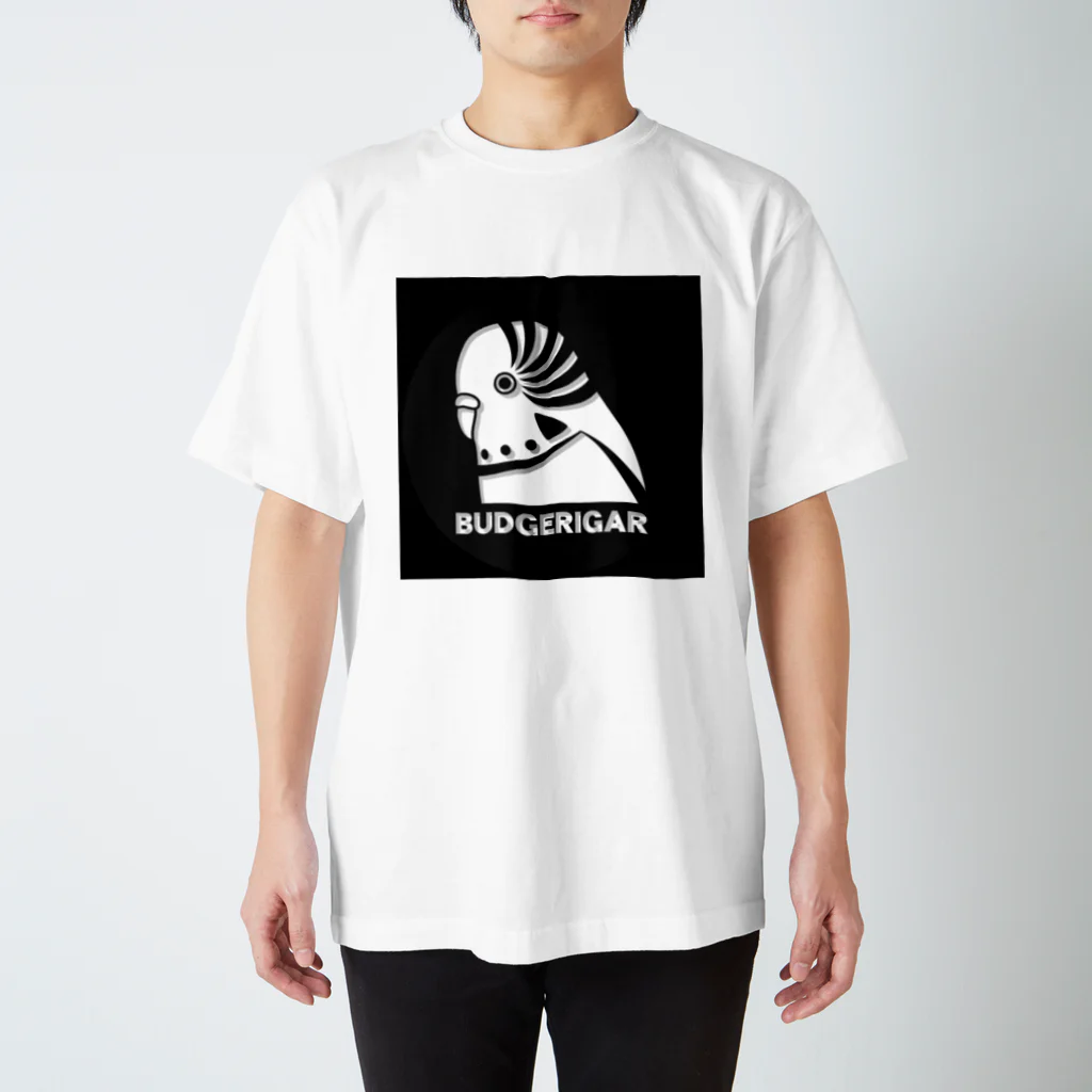 officecollegeのBUDGERIGARスクエア スタンダードTシャツ