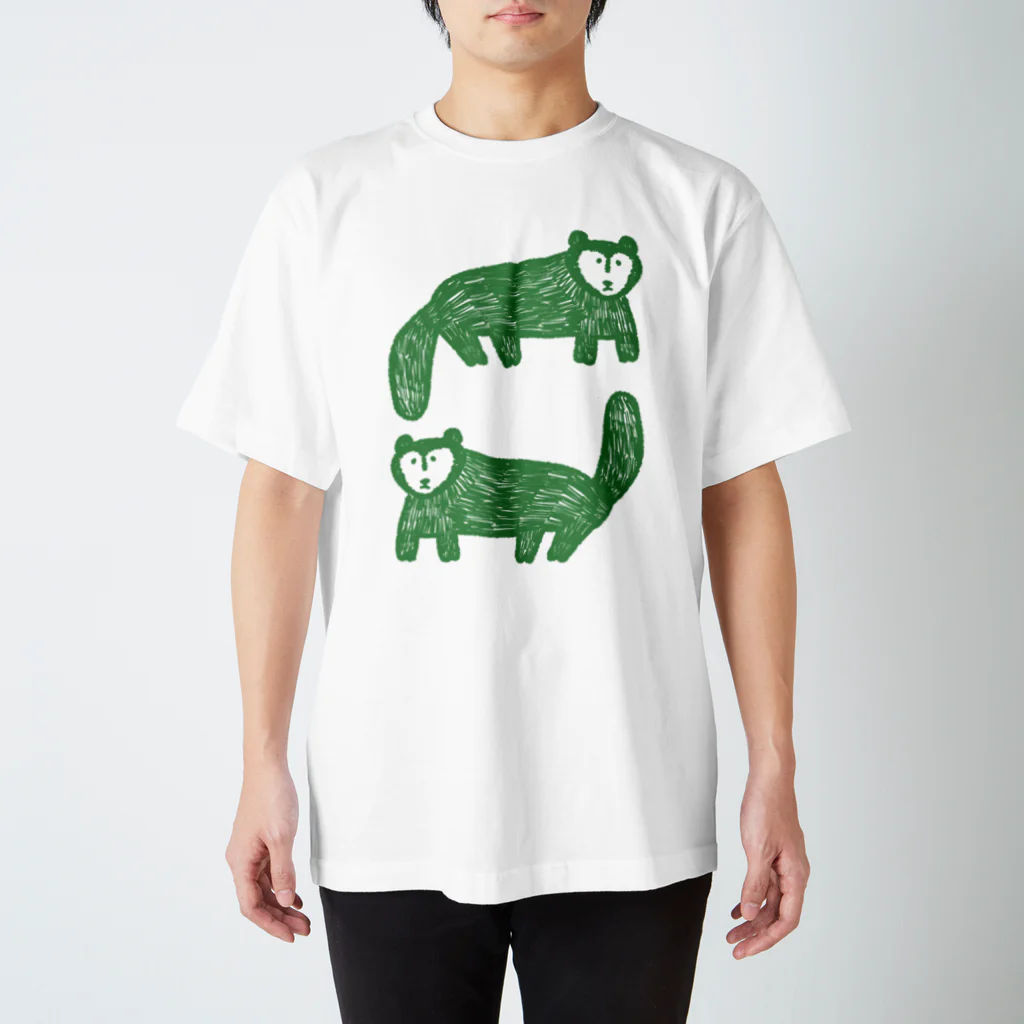 boorichanのgrrr おさんぽ Regular Fit T-Shirt