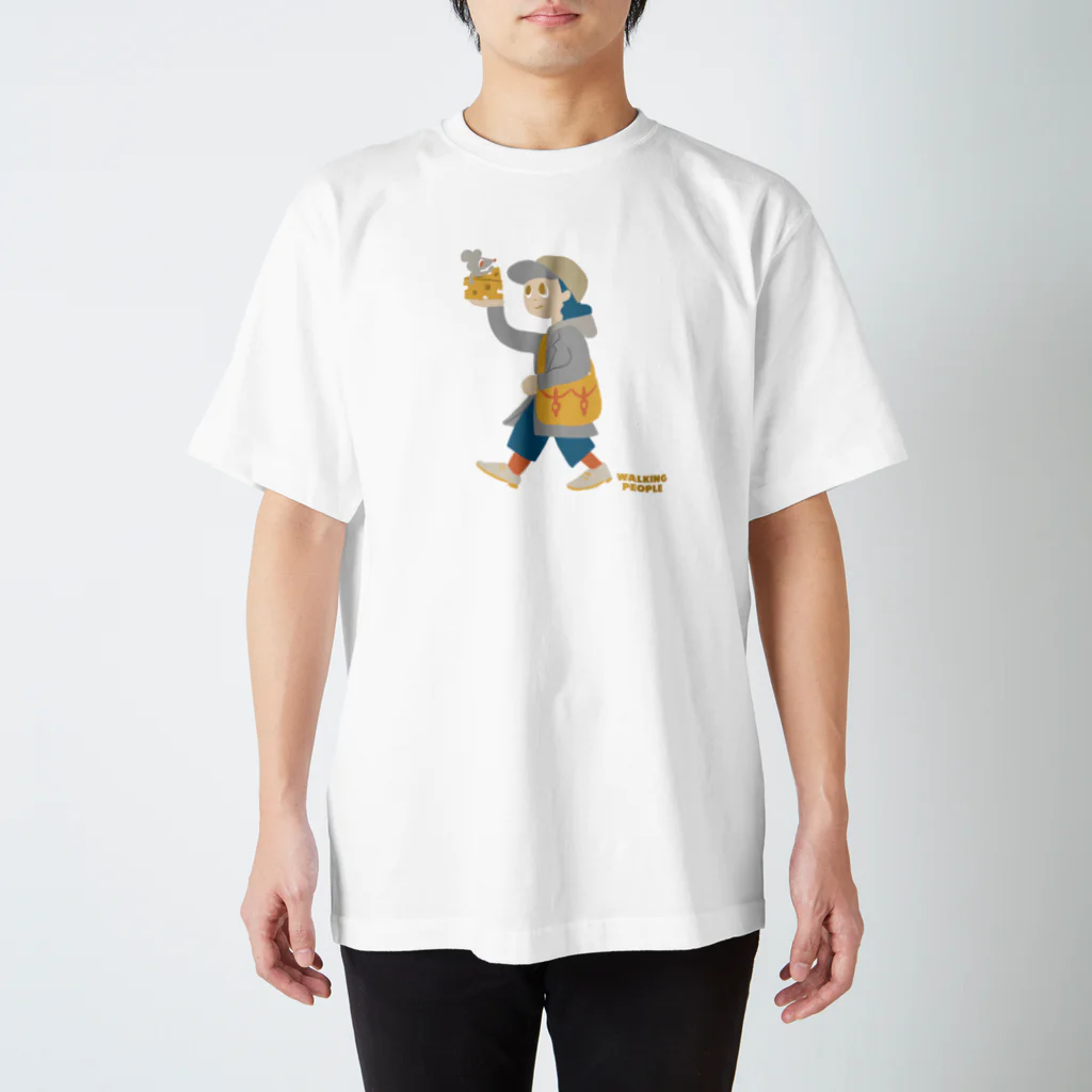 PERCENT STOREのWALKING PEOPLE NO.2 スタンダードTシャツ