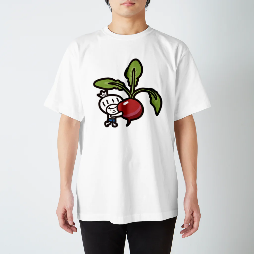 きくのらくがきのラディッシュときく Regular Fit T-Shirt