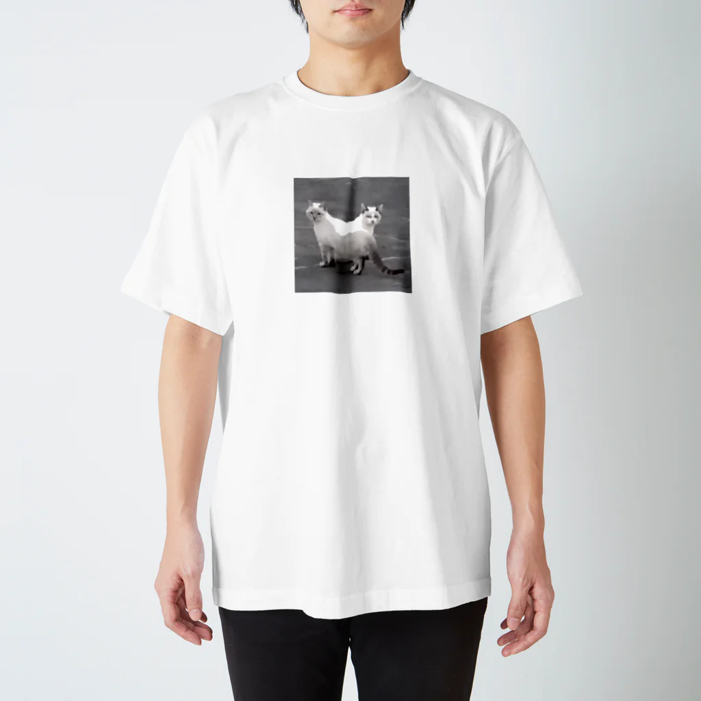 nekonosiawaseのねこの Regular Fit T-Shirt