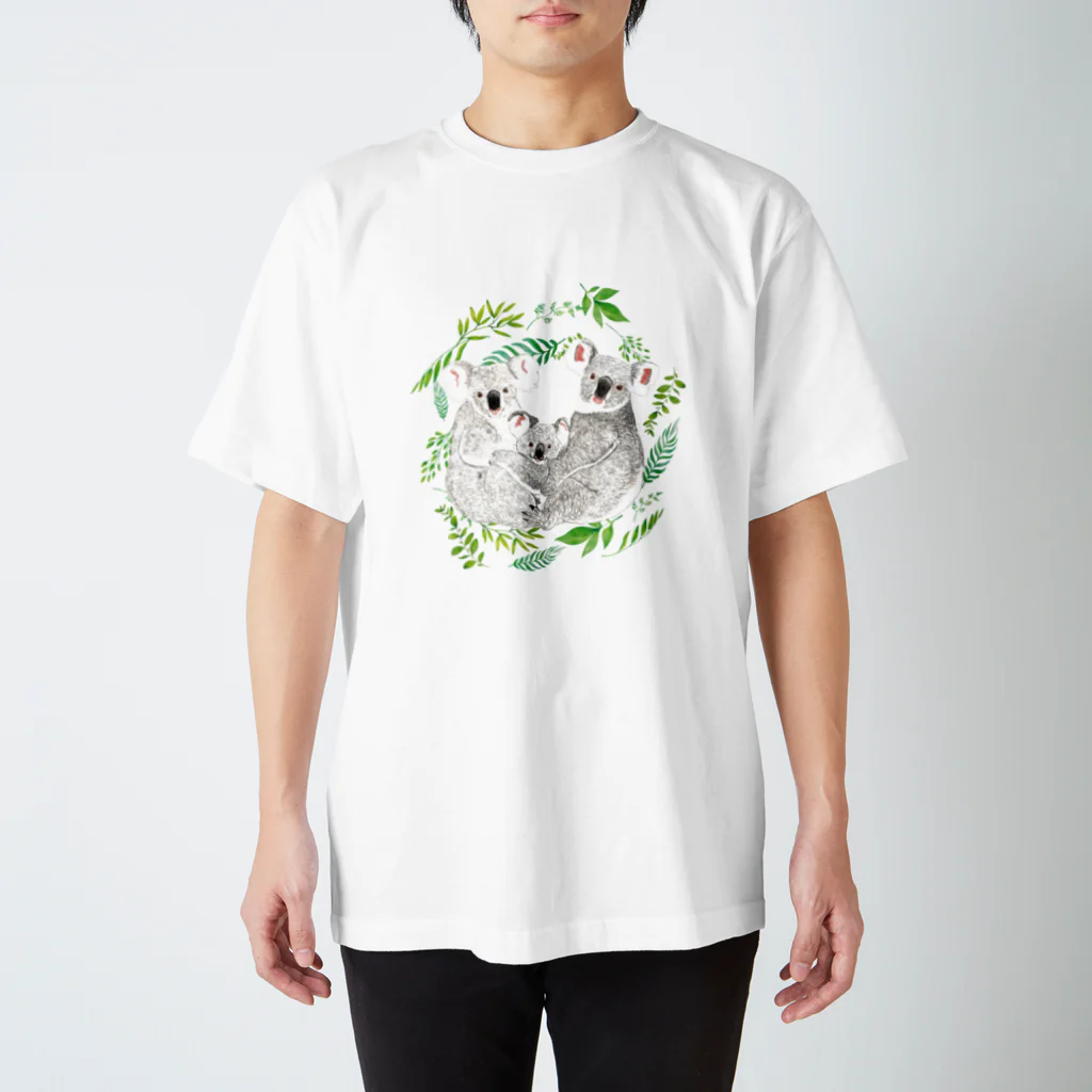 Zoo Keeperのコアラ親子のTシャツ Regular Fit T-Shirt
