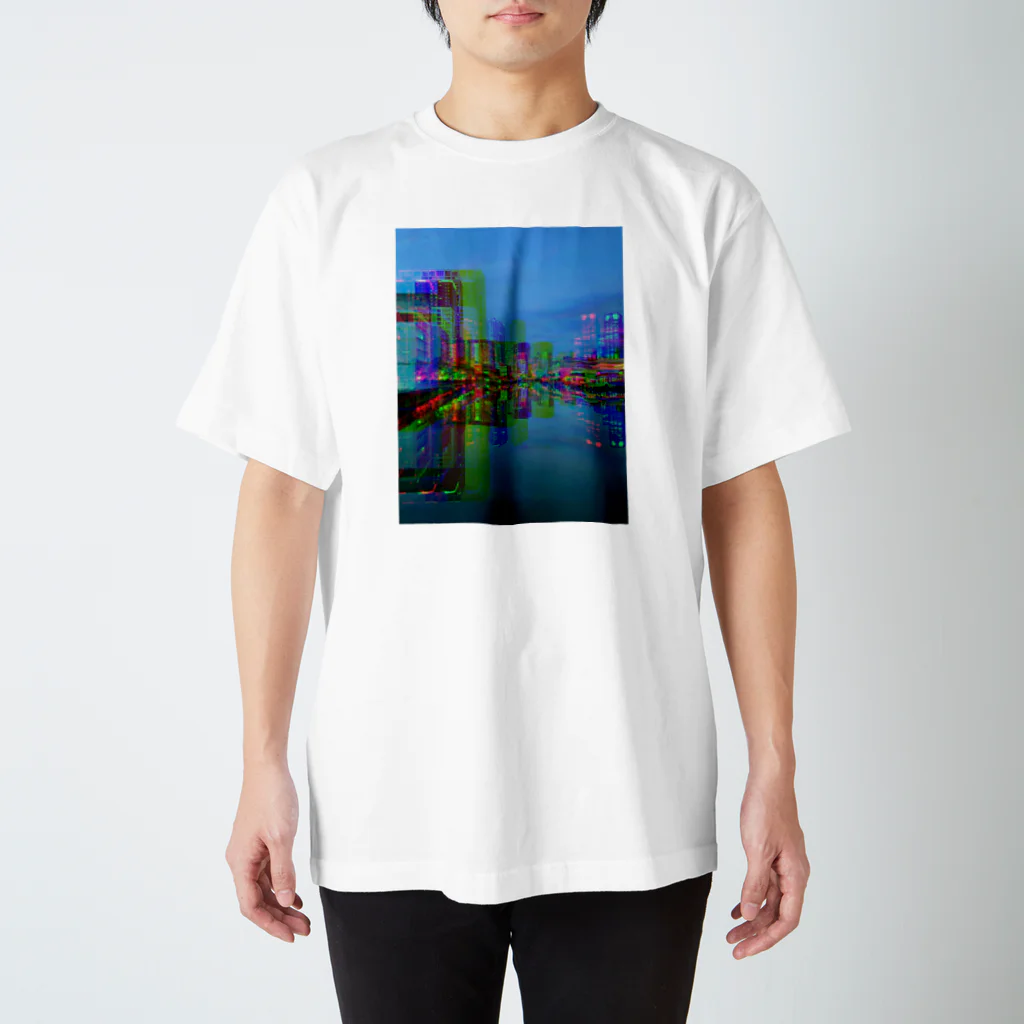 ba_nana765のOsaka Nakanoshima Night スタンダードTシャツ