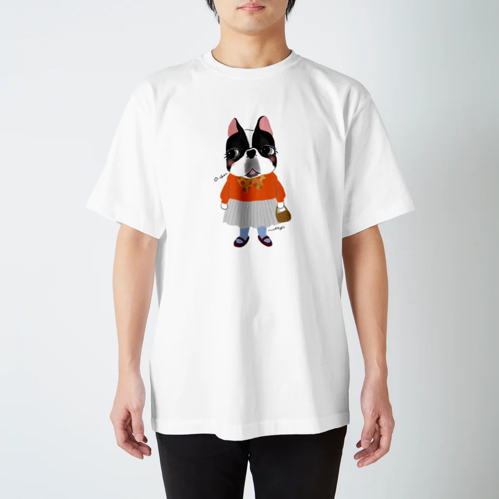 Nobby's SUZURI shopのフレブルのおーちゃん（背景なし） Regular Fit T-Shirt