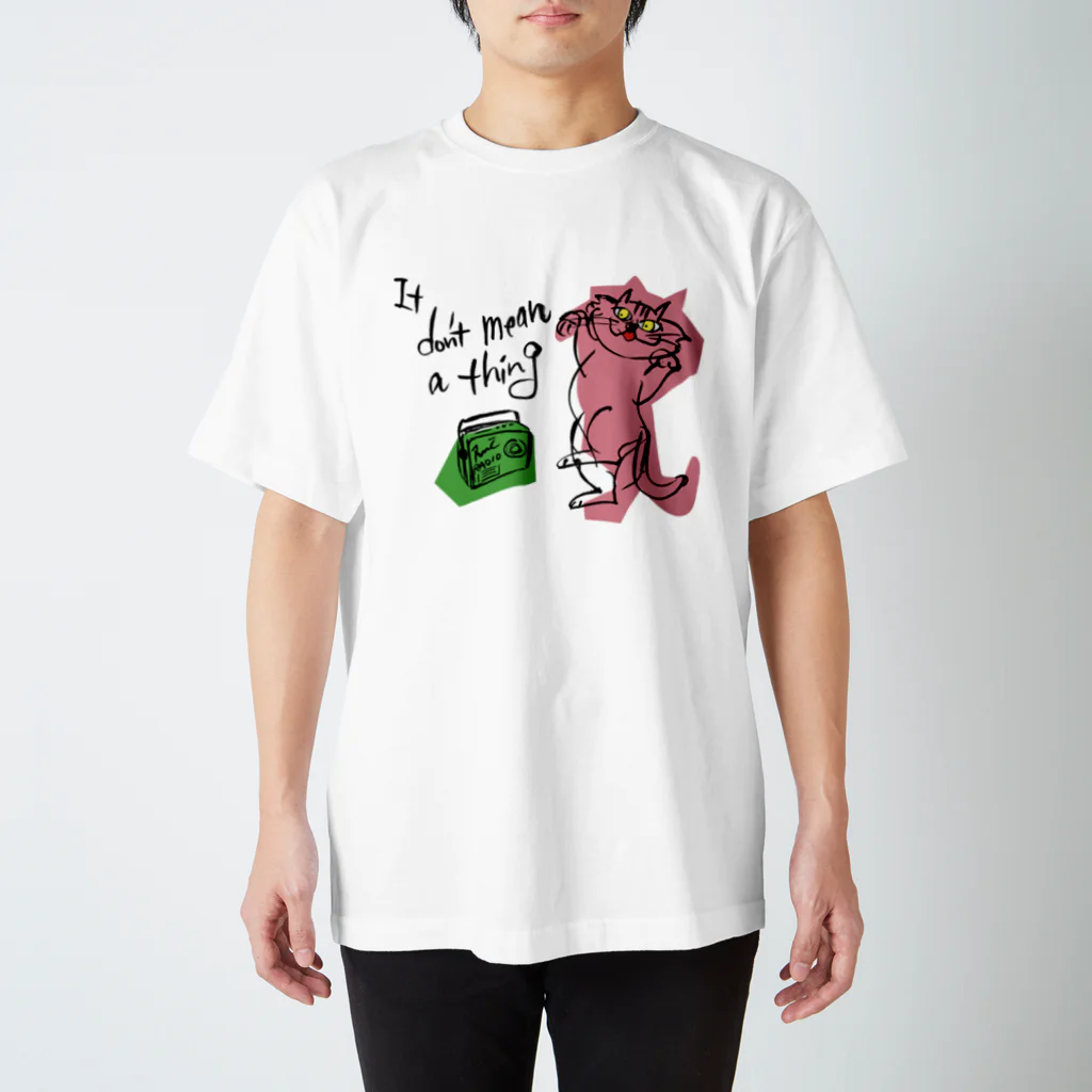 ひなげし商店のIt don’t mean a thing Regular Fit T-Shirt