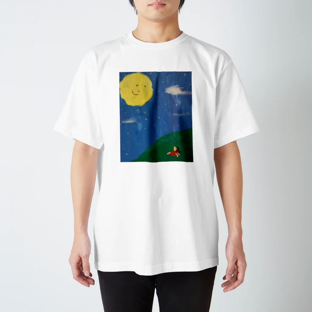 Leola_manamaiのThanks moon スタンダードTシャツ