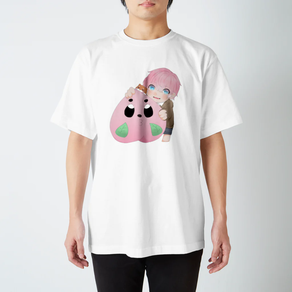 きゃずもも＆ももみのグッズ販売のきゃずももと小さな仲間達 スタンダードTシャツ