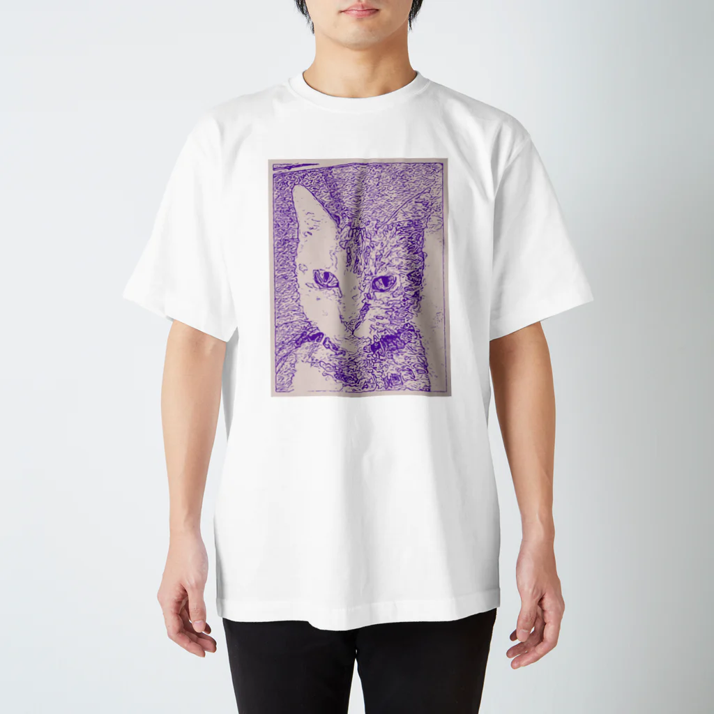 猫使いSHOP ネコTシャツのアートっぽい　ネコTシャツ Regular Fit T-Shirt