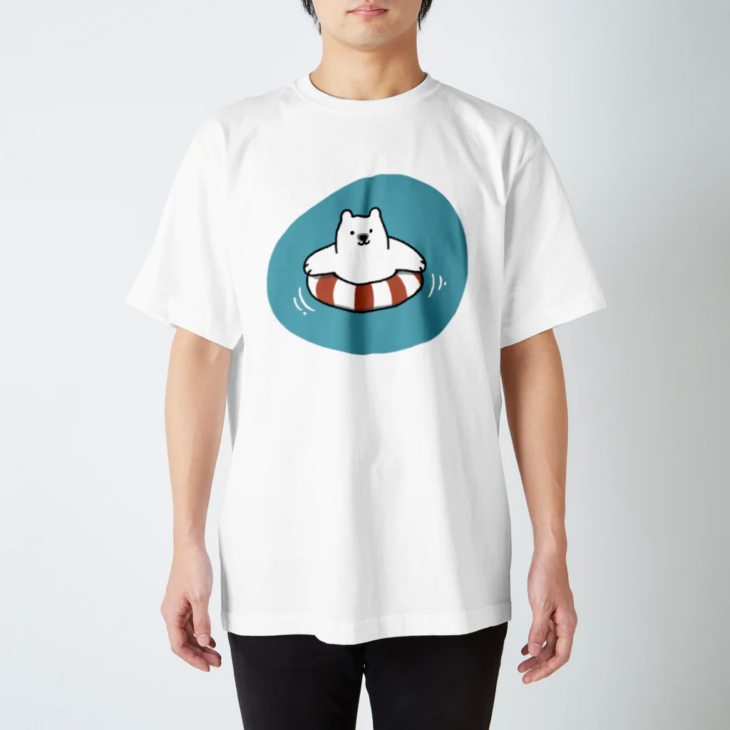 ホーリーモーリーギャラリーのぷかぷか浮かぶしろくまくん Regular Fit T-Shirt