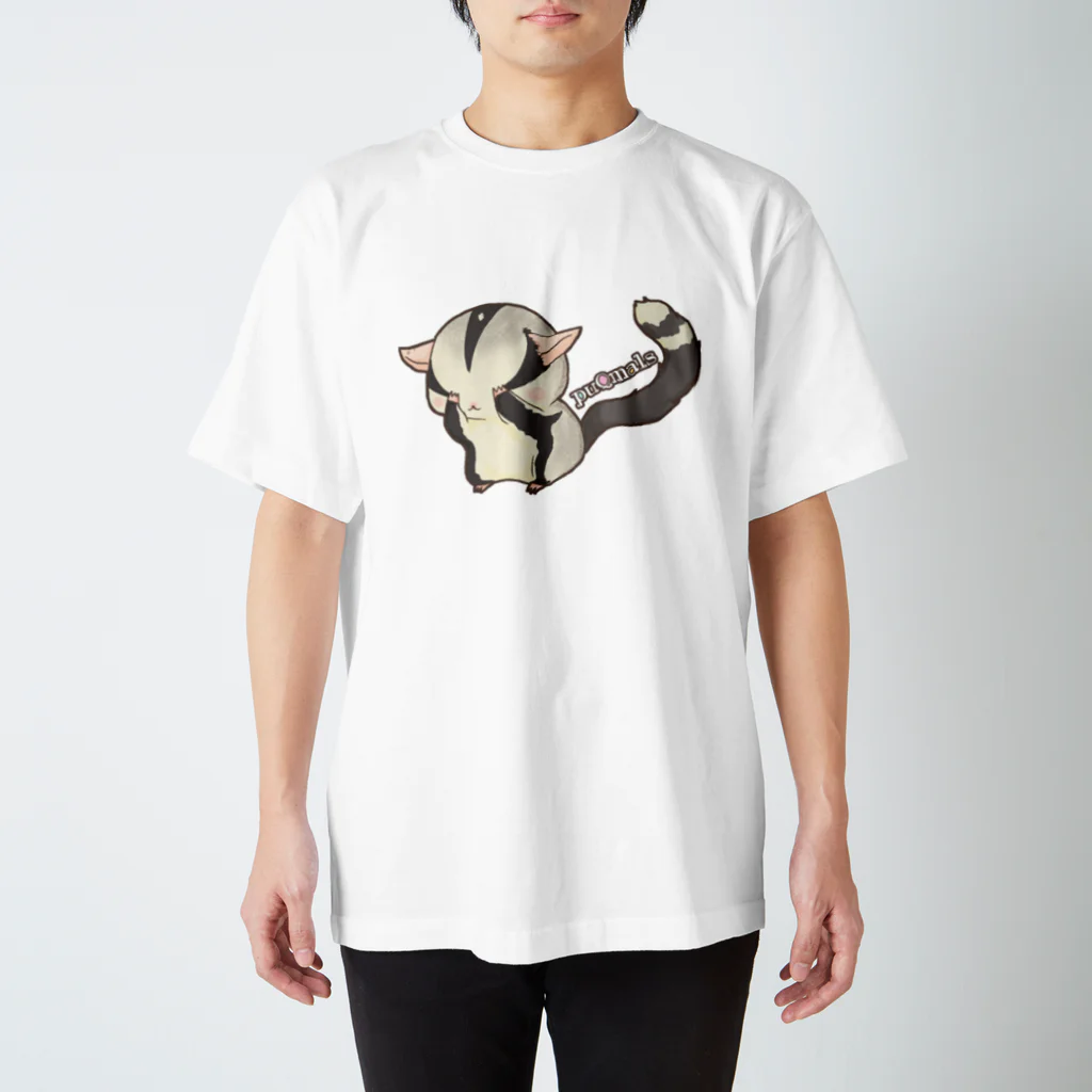 puQmalsのpuQmalsテレテレももんが(モザイク) Regular Fit T-Shirt