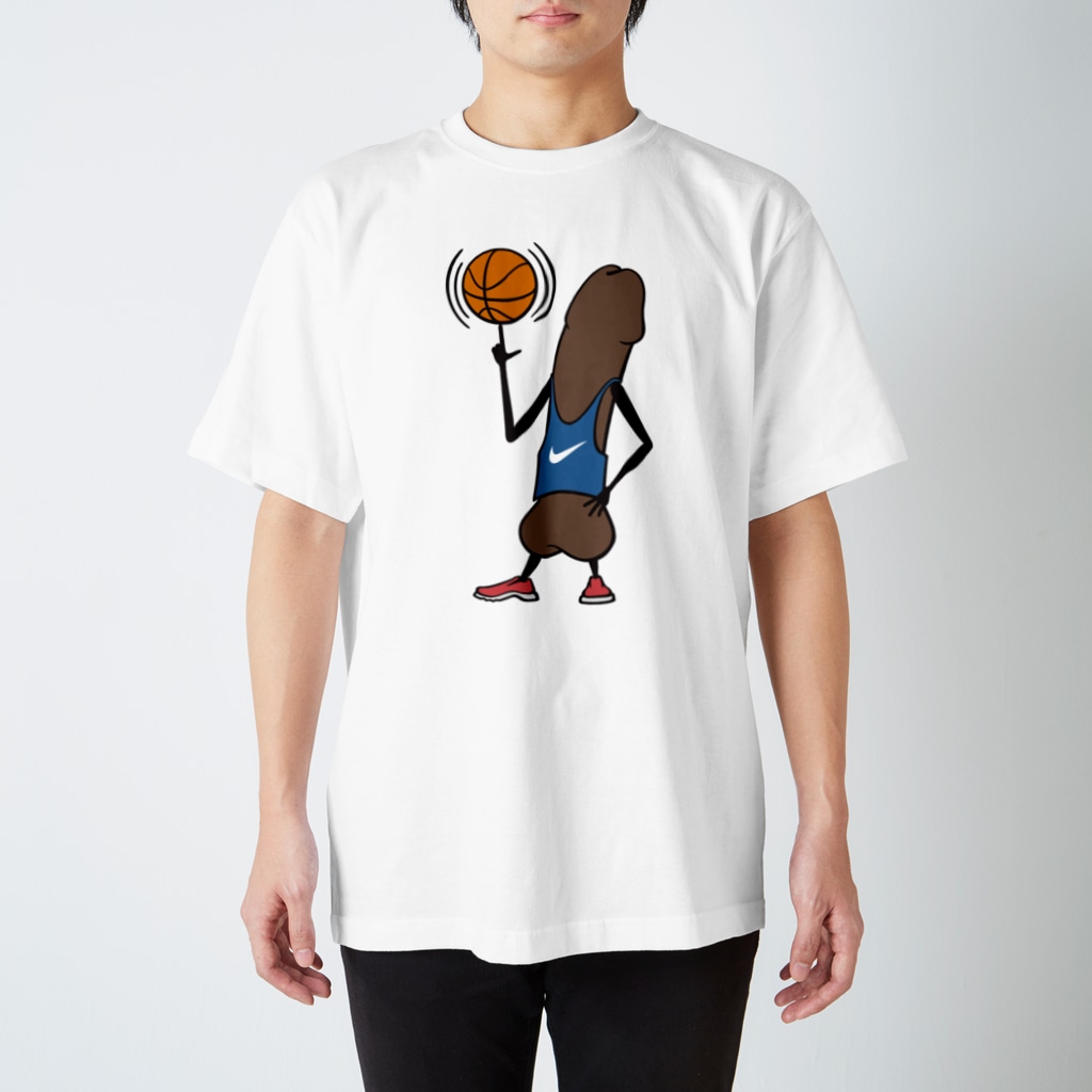 NOBODY754のEddie Funky Dick - Basketball Regular Fit T-Shirt