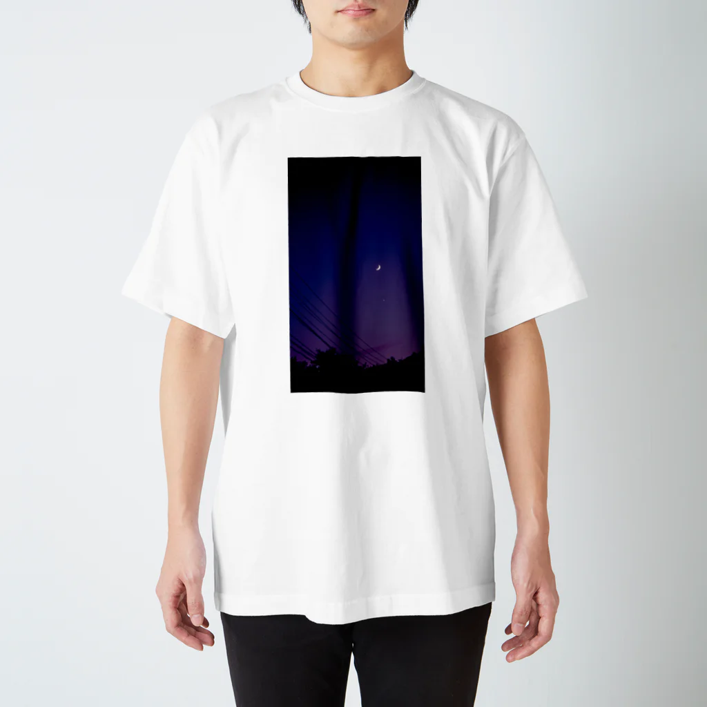 snap.eijiの月と夜空 スタンダードTシャツ