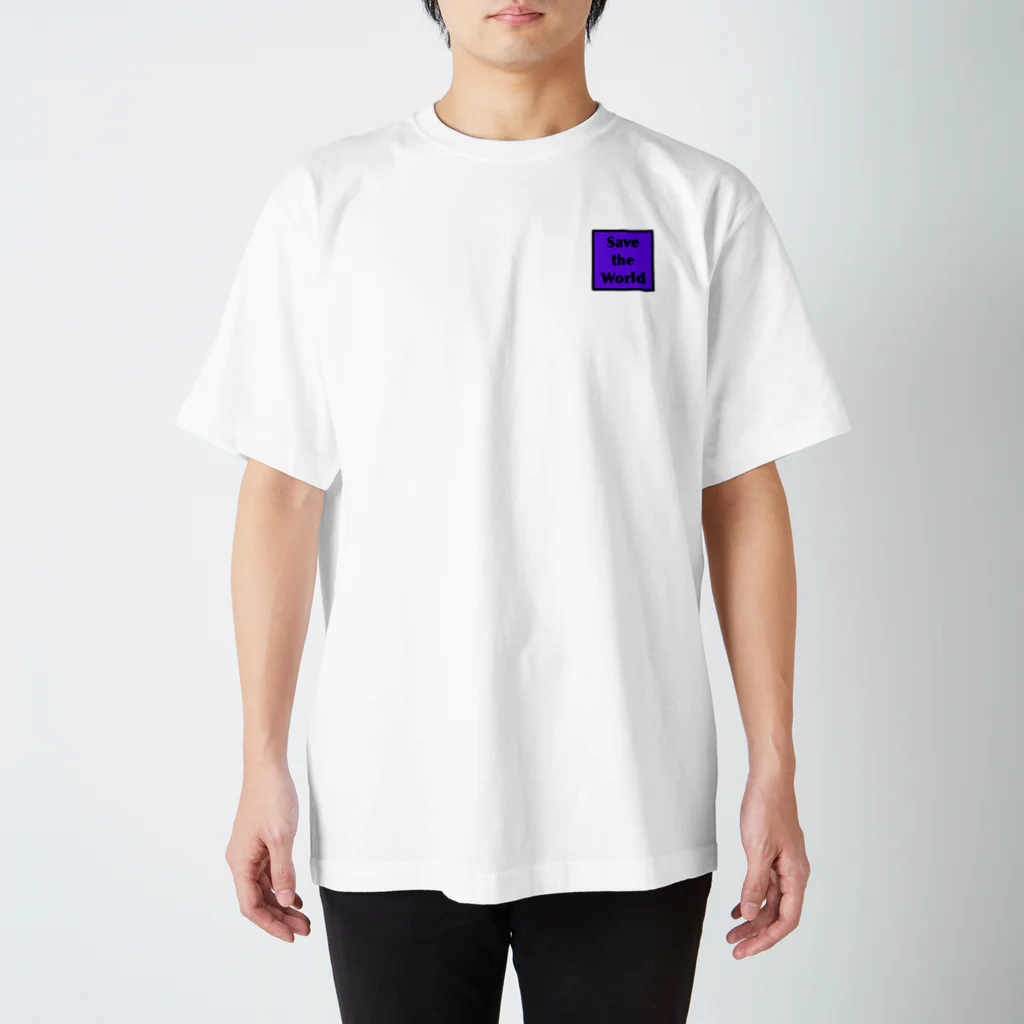 SAVE THE WORLDのpurple スタンダードTシャツ