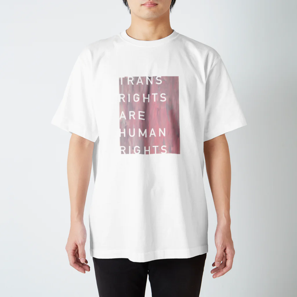 MONETのTRANS RIGHTS ARE HUMAN RIGHTS スタンダードTシャツ