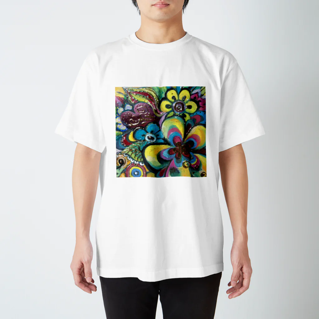 イシヤマナツ【natip】の花束 Regular Fit T-Shirt