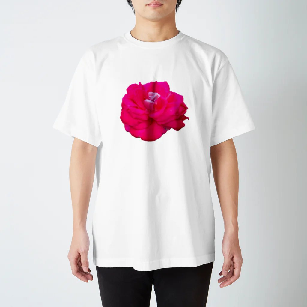 Flower Flower。の夏、祖母が育てた花。 Regular Fit T-Shirt