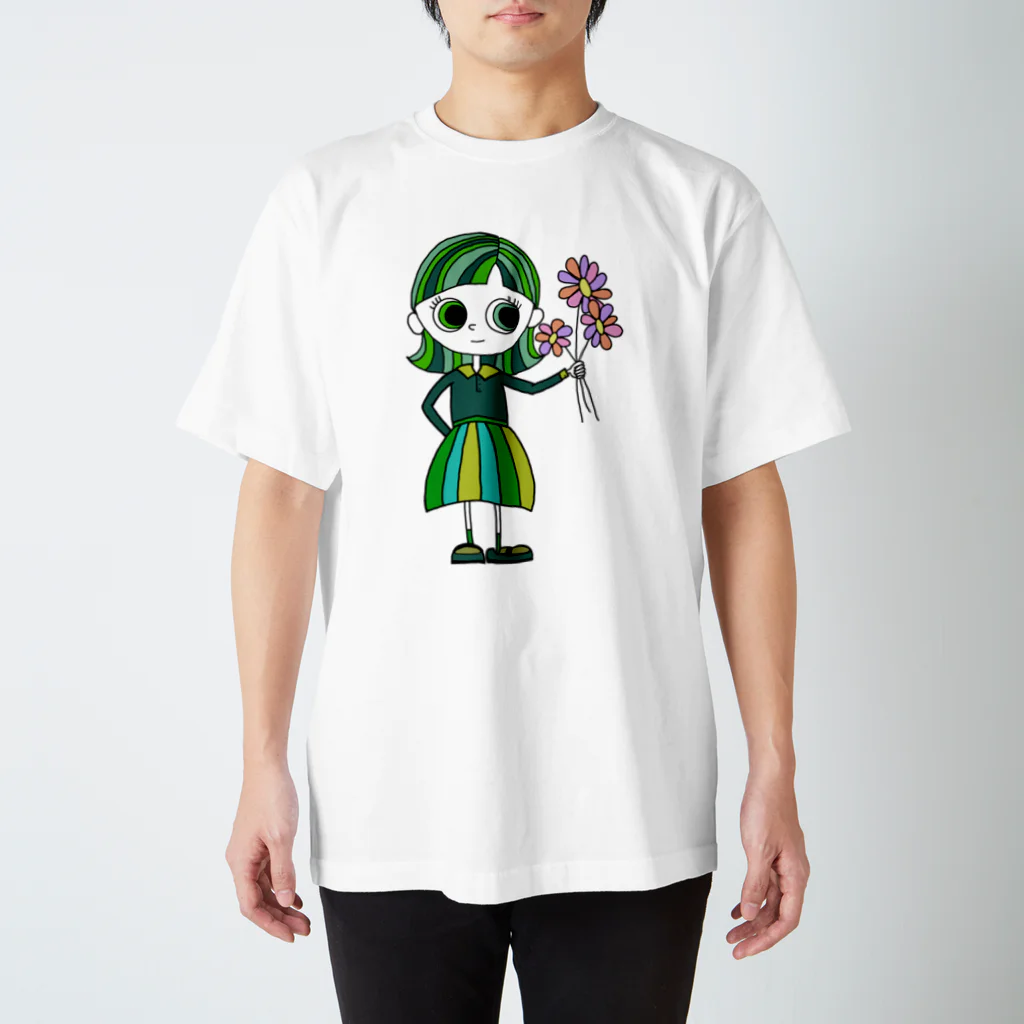 grumpy girl ＊のみどりちゃん スタンダードTシャツ