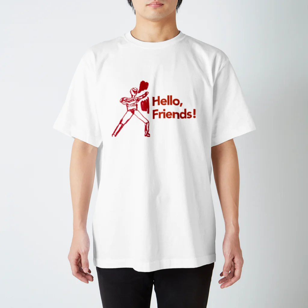 CANNOW WONDERLANDの「Hello, Friends!」ヒーロー スタンダードTシャツ