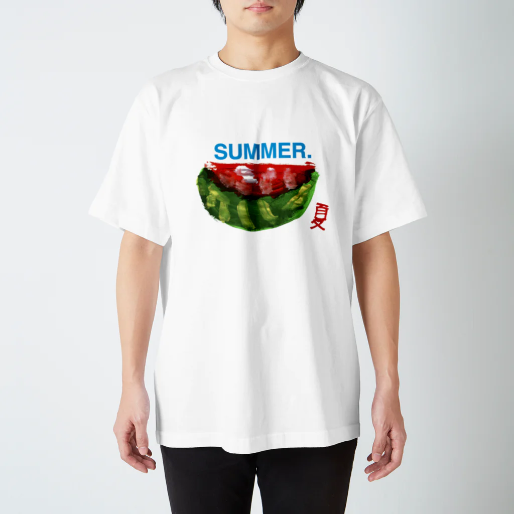 CANNOW WONDERLANDのすいかSUMMER スタンダードTシャツ