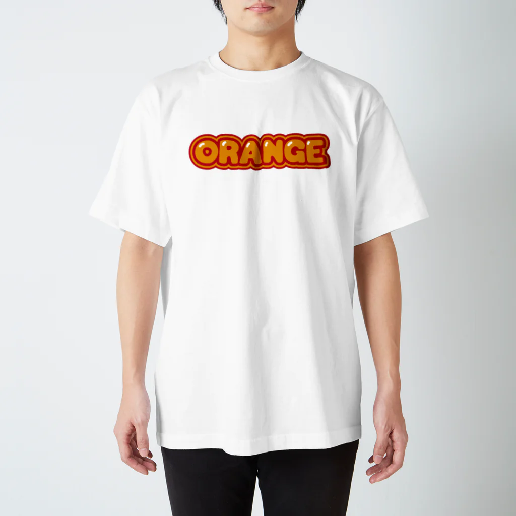 きくのらくがきのORANGE　ロゴ スタンダードTシャツ