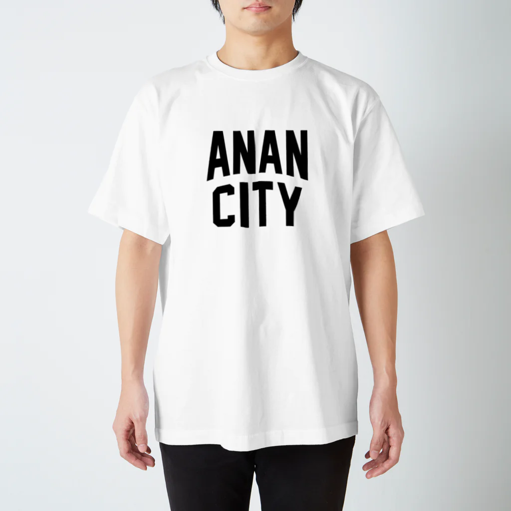 JIMOTOE Wear Local Japanの阿南市 ANAN CITY スタンダードTシャツ