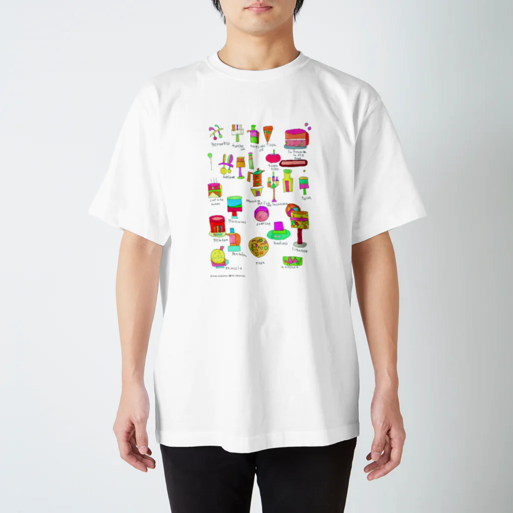 嬉々!! CREATIVEのmoe uchiyama / イタリア料理 Regular Fit T-Shirt