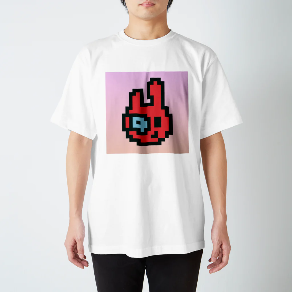 みしぇるのSHOPのポップなうさぎ Regular Fit T-Shirt