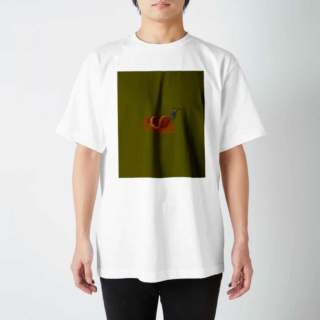 温泉公園(OnsenPark)の湯治場の「キョフテにナイフを入れる」Tシャツ Regular Fit T-Shirt