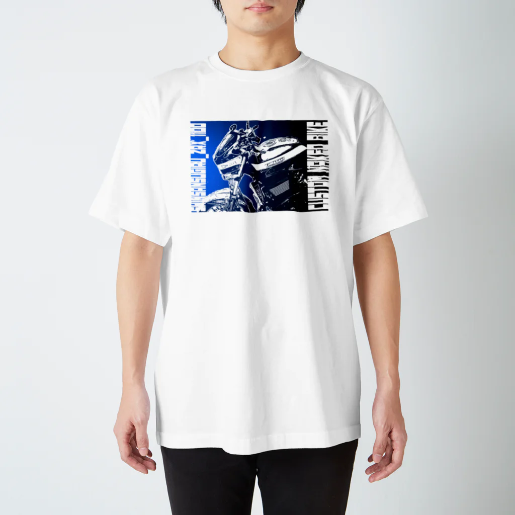 shinsansugiru_zrx_1100®️のカスタムネイキッドバイク スタンダードTシャツ