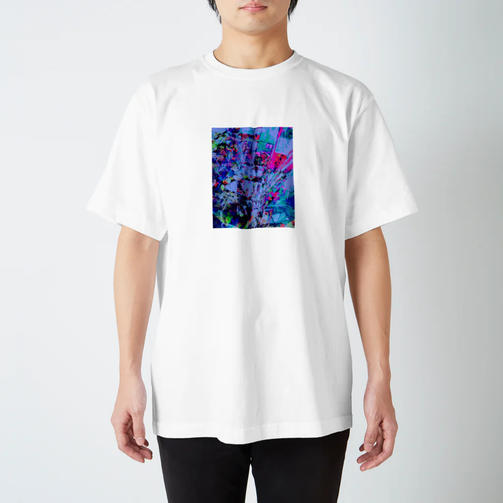 Higanbanaxの青の景色マスク スタンダードTシャツ