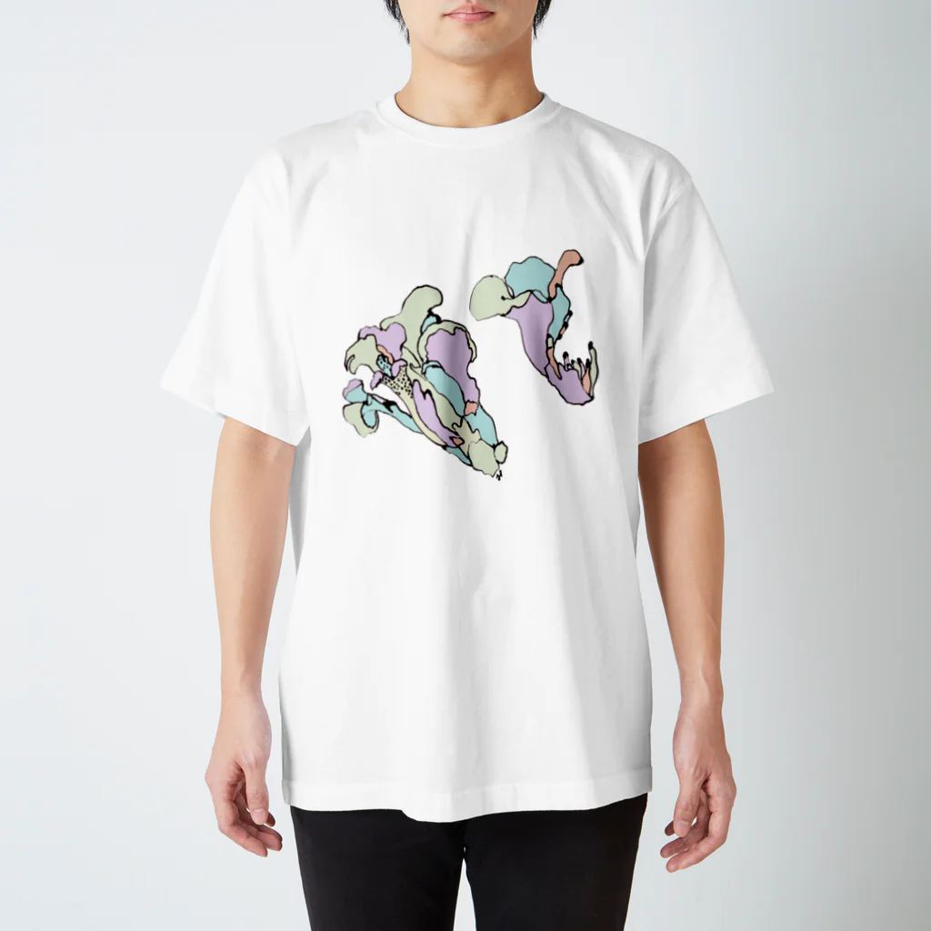 オガサワラミチのカラフルマイタケ スタンダードTシャツ