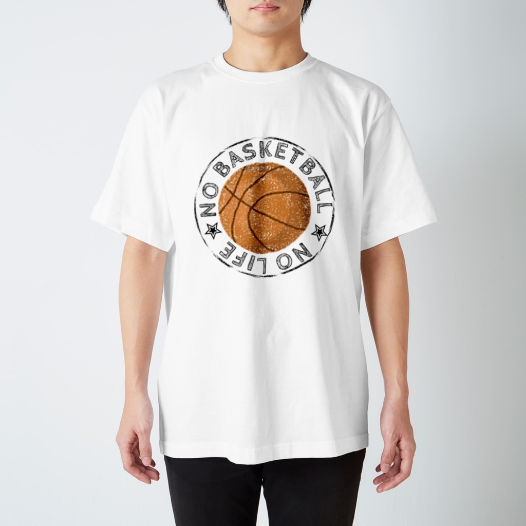 お絵描きなっつぼん。のバスケットボール Regular Fit T-Shirt