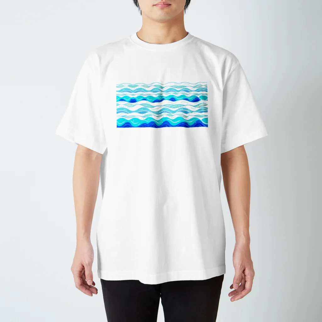 ✨🌈✨ユラクラカン🇯🇵 ✨🌈✨のSUMMER -wave- 2022 -Sea-  Regular Fit T-Shirt