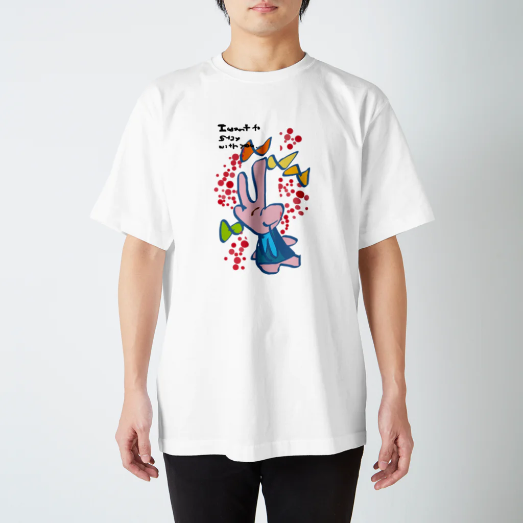 ada...のウザギ Regular Fit T-Shirt
