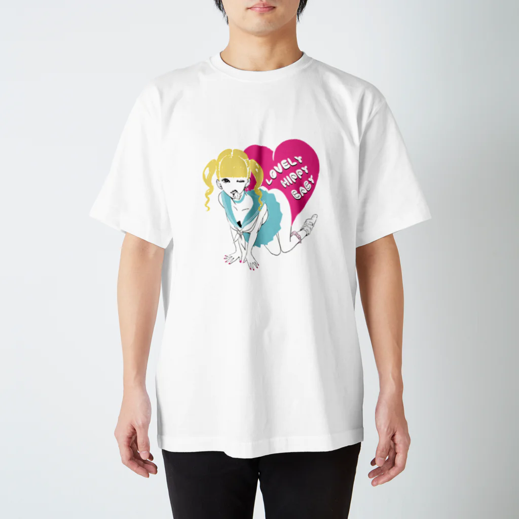 花岡 すーじーのLOVELY HIPPY BABY 2 スタンダードTシャツ