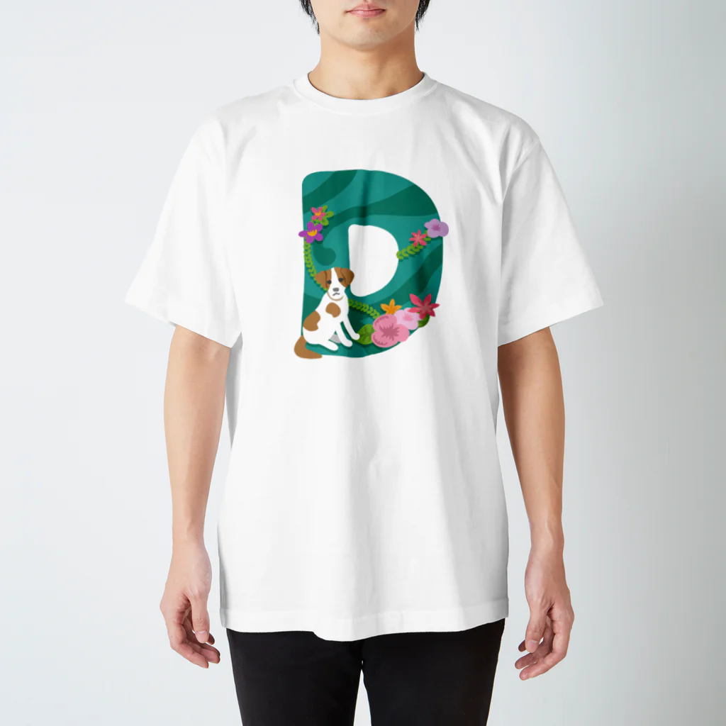 シラギク堂本舗のDはDogのD スタンダードTシャツ