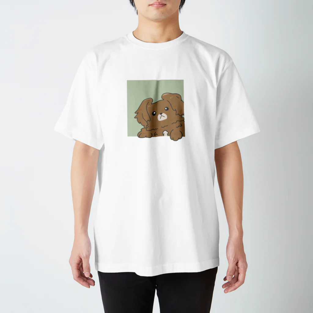 茶々ちゃんの毎日のひょっこり茶々ちゃん Regular Fit T-Shirt