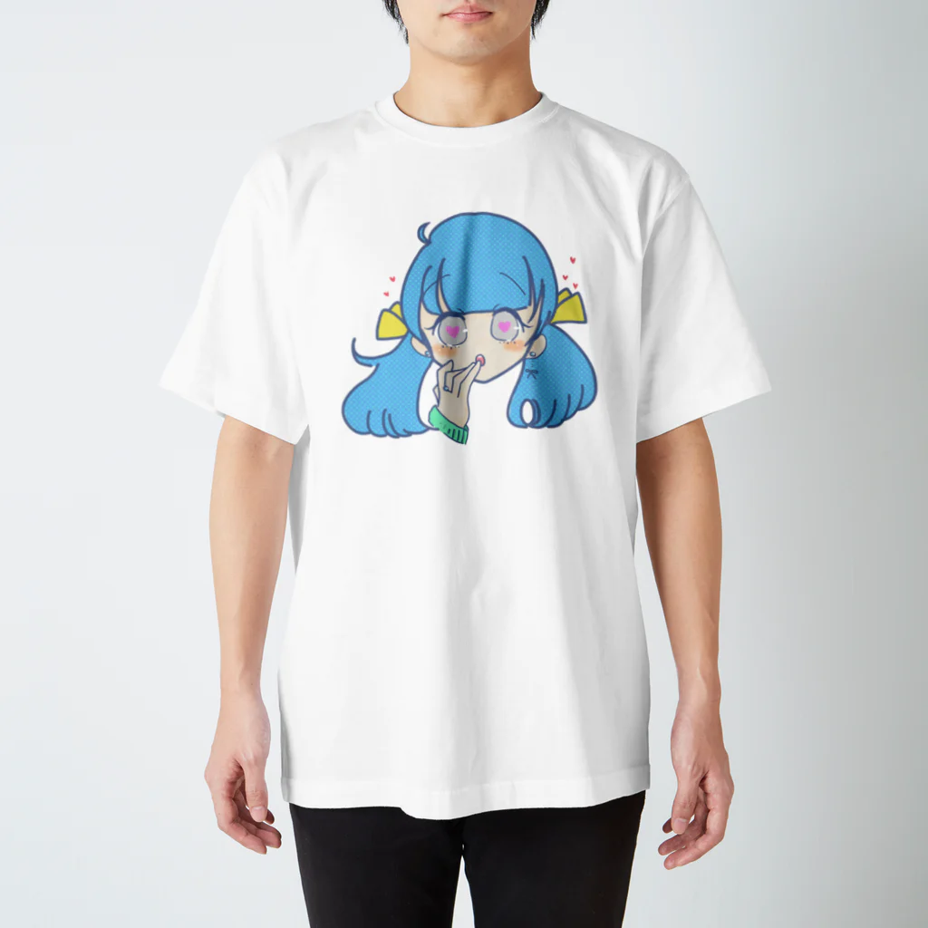 サントリーグルコサミンのハート目 スタンダードTシャツ