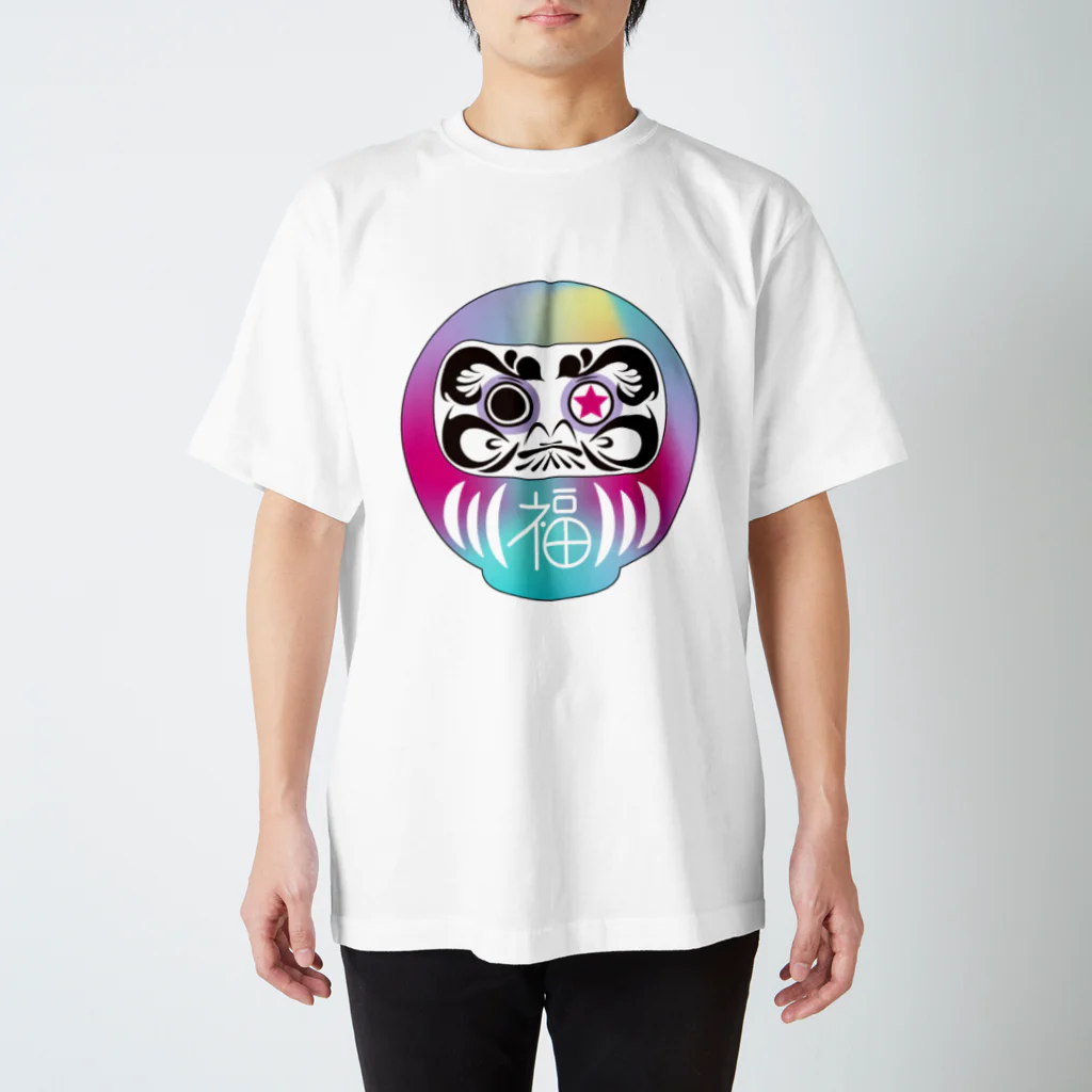 umino_GFのサイケデリック達磨 Regular Fit T-Shirt